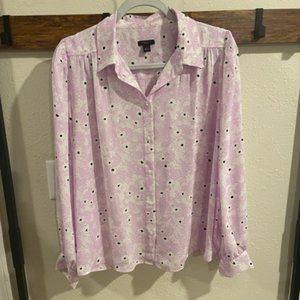 EUC- Ann Taylor Pastel Pink Blouse